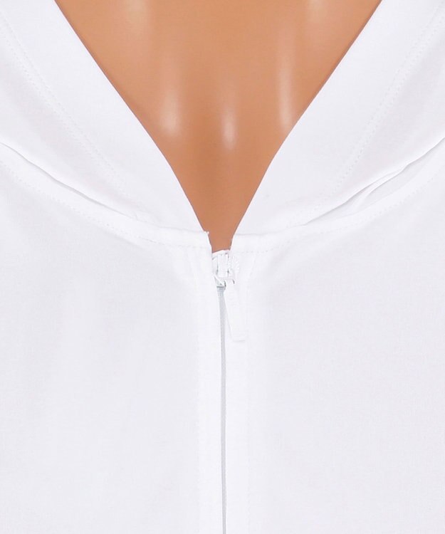 San-ai Resort（三愛水着楽園） 【SALE】【UPF50＋】【撥水加工】ラッシュパーカー　S・M・L　【Reir（レイール）】 ホワイト