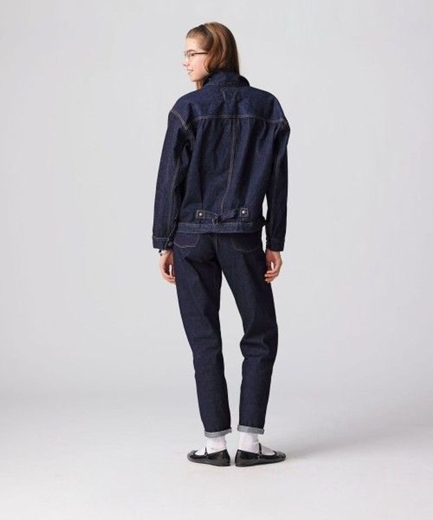 LENO LUCY HIGH WAIST TAPERED JEANS ハイウェストテーパードデニムパンツ INDIGO