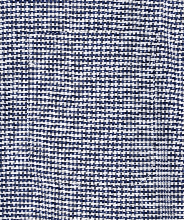 J.PRESS MEN 【PREMIUM PLEATS / 形態安定】ギンガムチェック 半袖シャツ / B.D. ネイビー系3