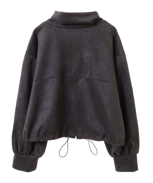 Green Parks スウェード調トラックジャケット Charcoal Gray