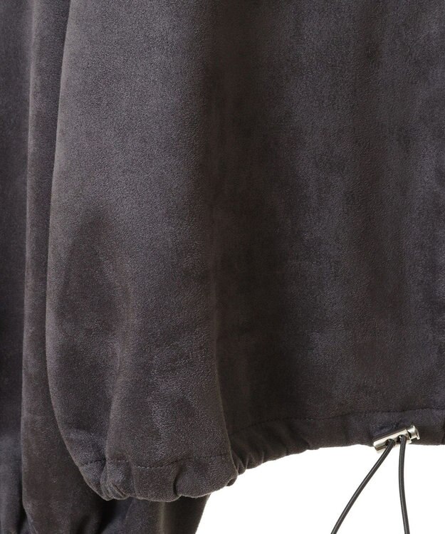 Green Parks スウェード調トラックジャケット Charcoal Gray