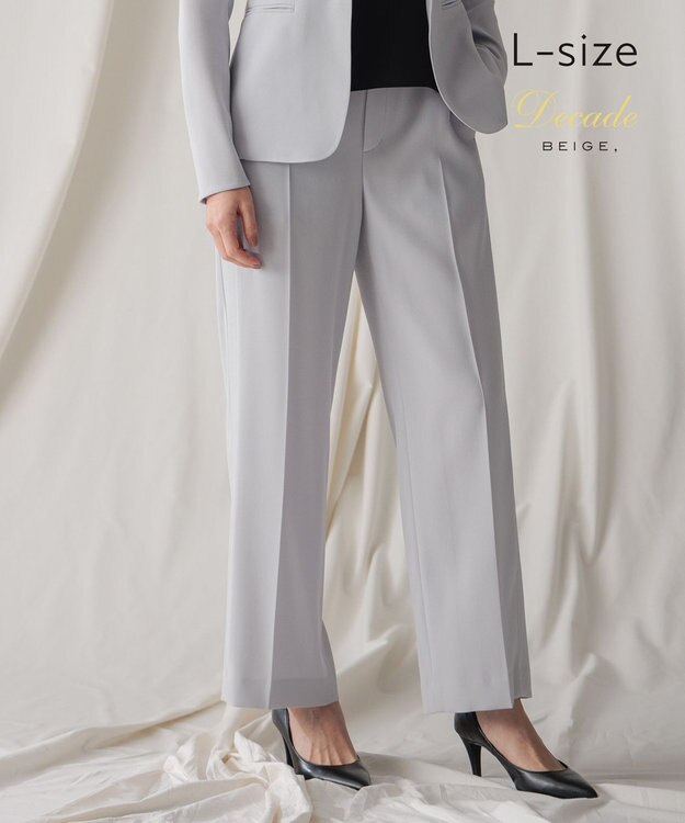 BEIGE， 【L-size】CINDY / ワイドパンツ  Ice blue