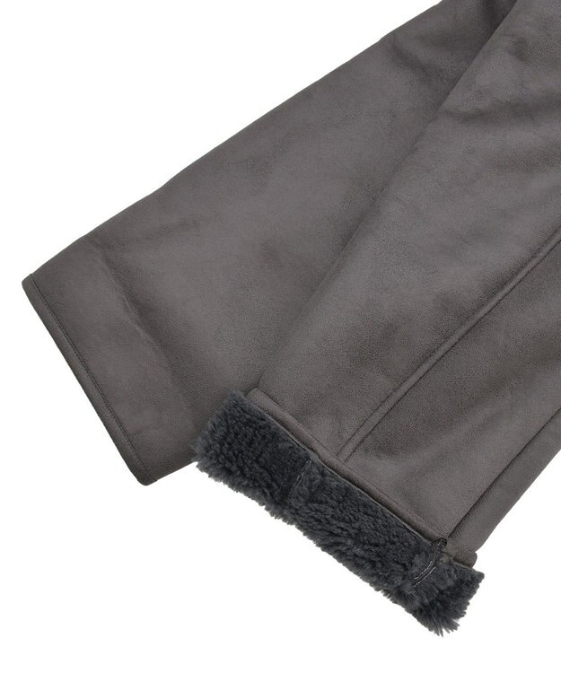 Green Parks フェイクムートンジャケット Charcoal Gray