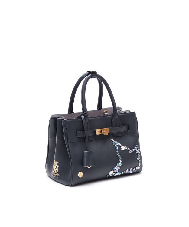 A.D.M.J. 【牛革】スパニッシュレザー / ステラソーイング前金具付トート24cm(Dカン＋) MARINO CB