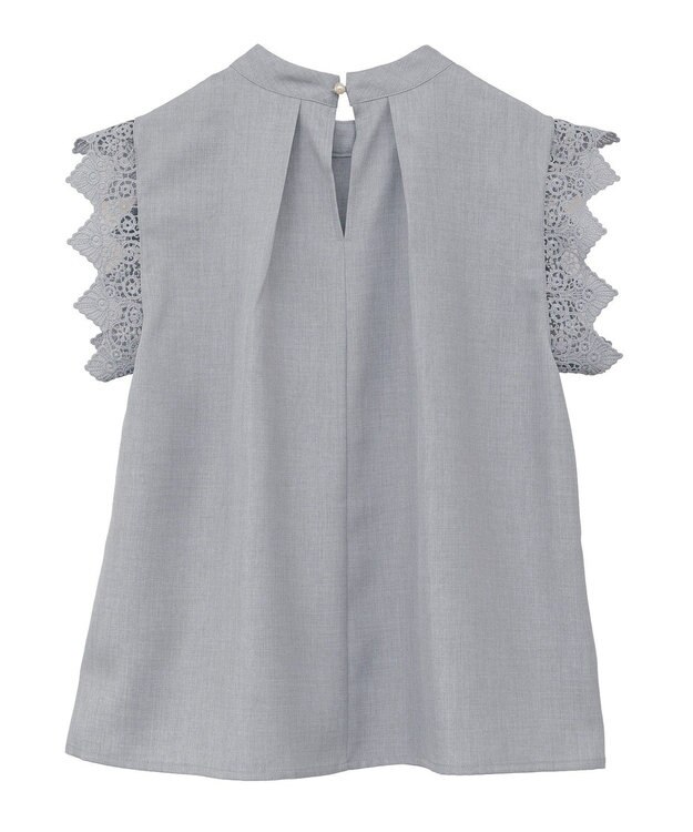 Green Parks ・ＥＬＥＮＣＡＲＥ　ＤＵＥ　リネンライクフリルブラウス Ivory