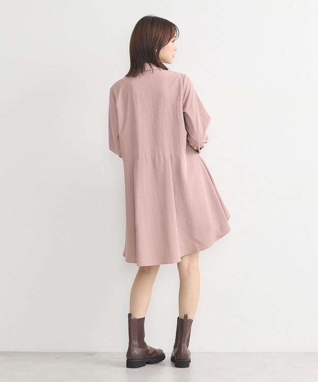 earth music&ecology アシンメトリーティアードチュニック Pink