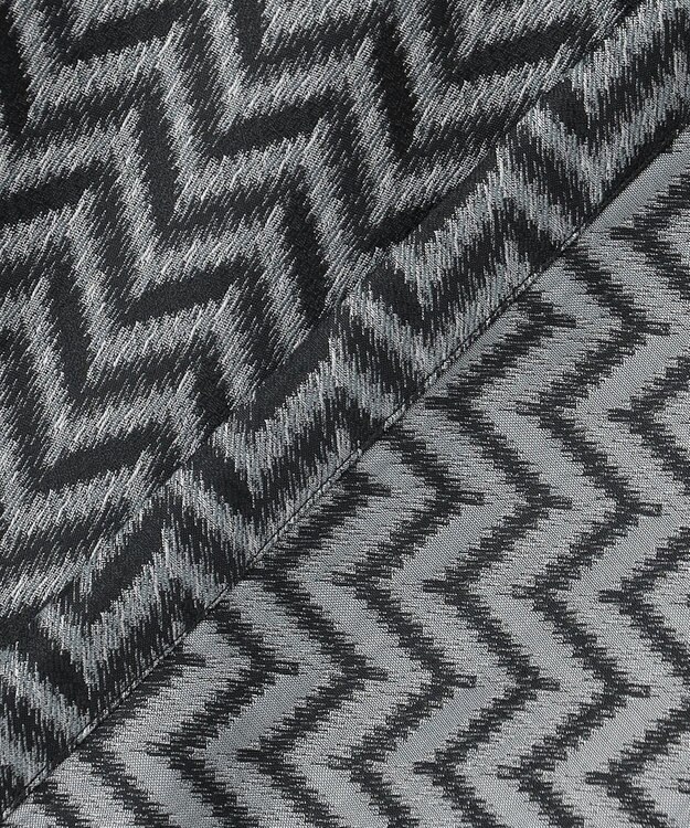 JOSEPH HOMME 【HIGH GRADE LINE】カスリシェブロンジャガード　オープンカラー半袖シャツ ブラック系5