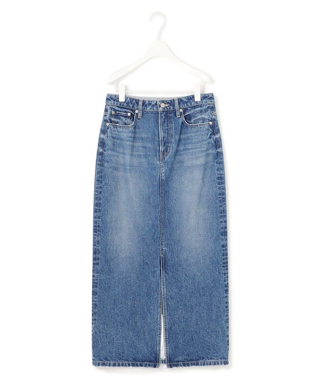 ICB 【洗える】ウォーターリサイクルデニム スカート ブルーデニム系