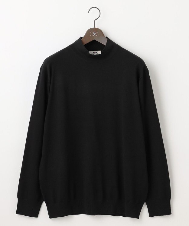 JOSEPH ABBOUD 【キングサイズ・洗える/チクチクしない/3シーズン対応】SNOWY モックネック セーター ブラック系
