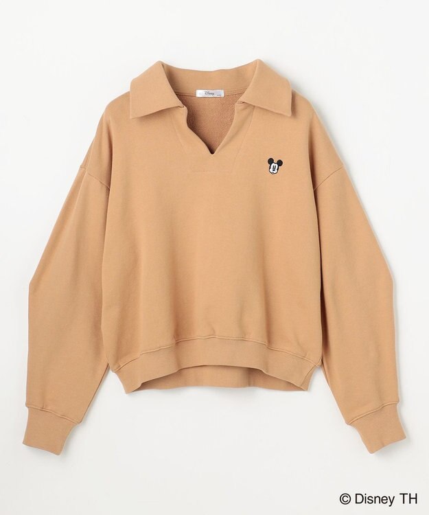 ANY 【ディズニー】ミッキーマウス／レトロスウェット ブラウン
