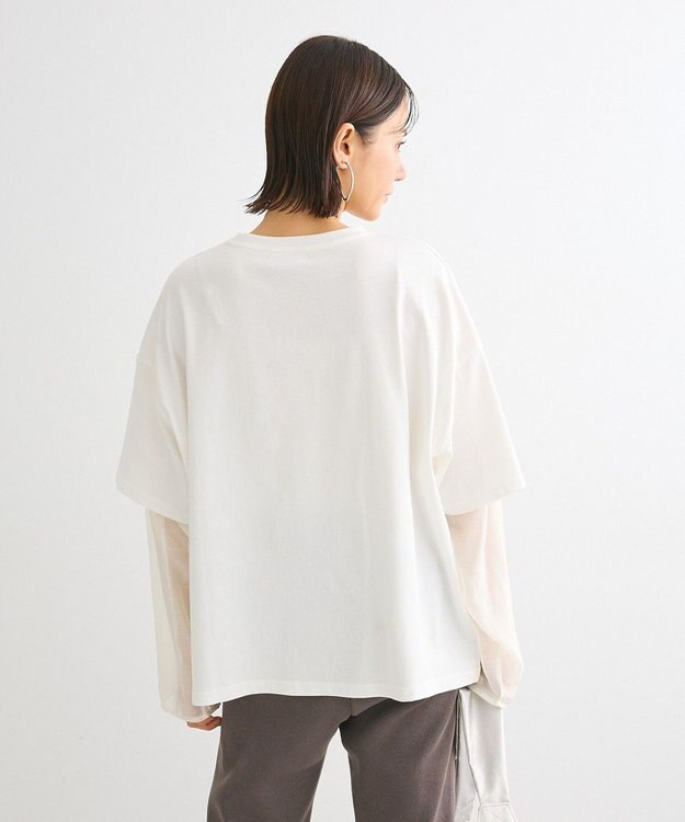 Green Parks ・ＡＮＤＳＥＡＲＣＨ　フェイクレイヤードロングＴＥＥ Off White