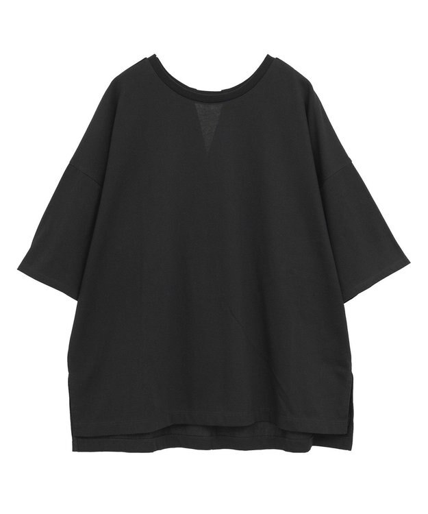 AMERICAN HOLIC 接触冷感バックオープンプルオーバー Black