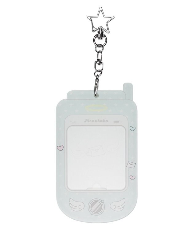 WEGO 【痛バ＆推し活グッズ】えんじぇるガラケーカードホルダーキーホルダー サックス