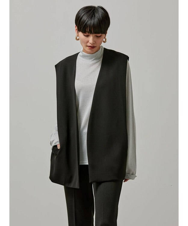 AMERICAN HOLIC ニュアンスベスト／ＰＲＥＭＩＵＭ Black
