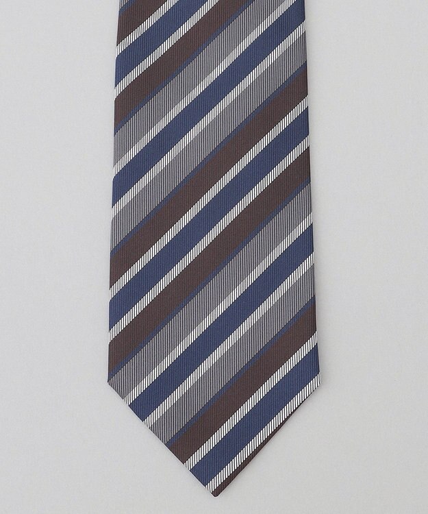 GOTAIRIKU 【Fermo Fossati】レジメンタル ネクタイ ネイビー系1