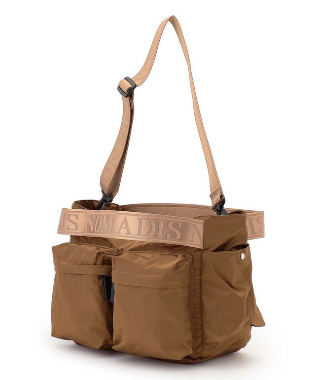 23区 NOMADIS バスクポケット ショルダーバッグ ブラウン系