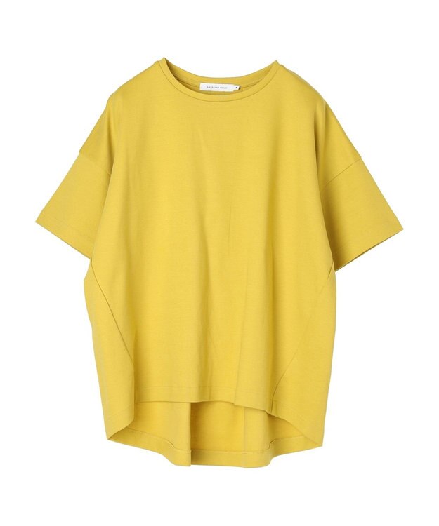 AMERICAN HOLIC 接触冷感バックタックポンチプルオーバー Yellow