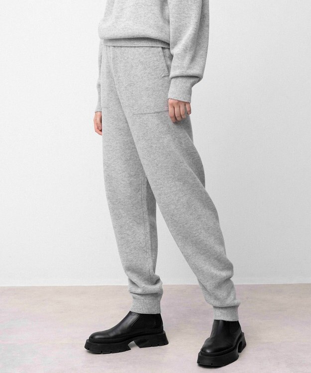 NAVE 【Nave】ウールカシミヤ パンツ ライトグレー系