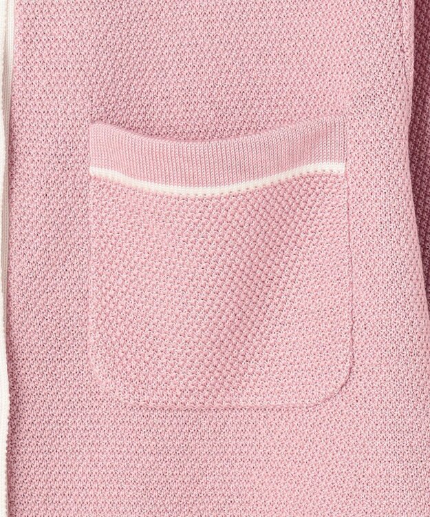 TOCCA 【鈴木ゆうかさん着用】HONEYCOMB MESH KNIT カーディガン ピンク系