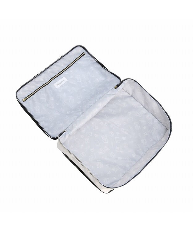 ACE BAGS & LUGGAGE HAyU × ace. トラベルポーチ Lサイズ 猫柄 17823 アイボリー