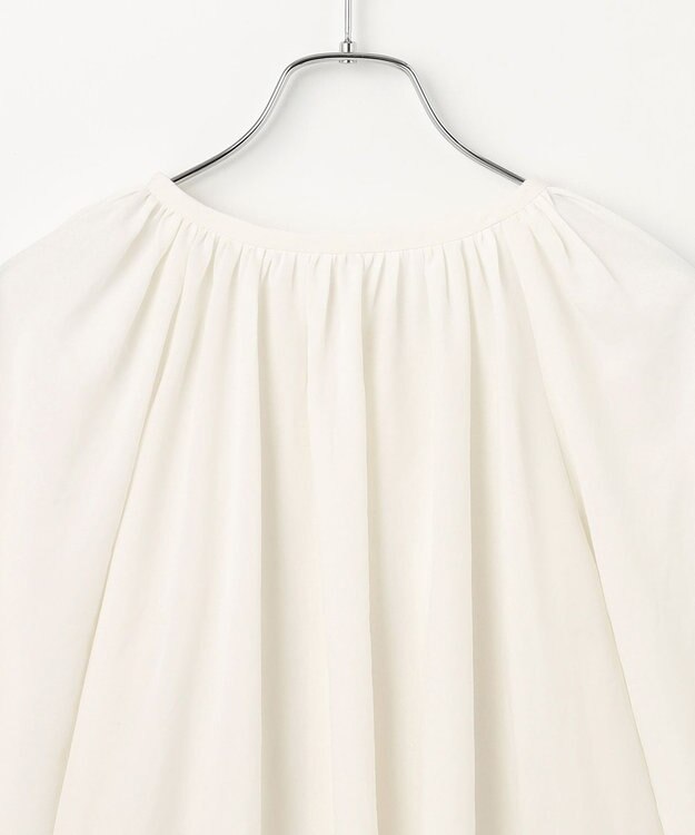 #Newans 2WAYシアーボレロブラウス ホワイト