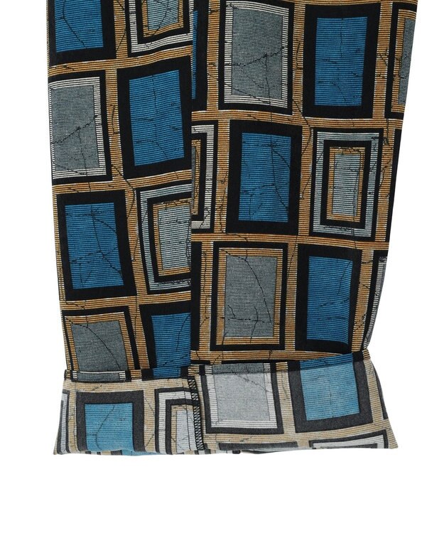 Green Parks アフリカン柄イージーパンツ Blue