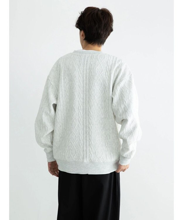 CRAFT STANDARD BOUTIQUE ケーブル柄カットプルオーバー2 Oatmeal
