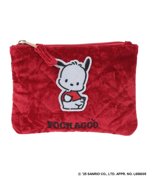 Green Parks キルトポーチ Red