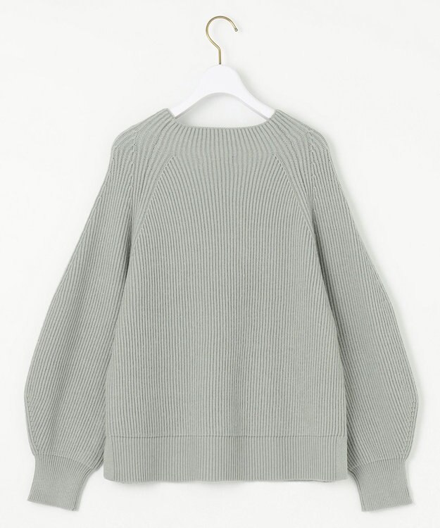 ANY SIS L 【大人百花掲載 ヨンアさん着用】冬のシャルマン ラグランスリーブ ニット ミント