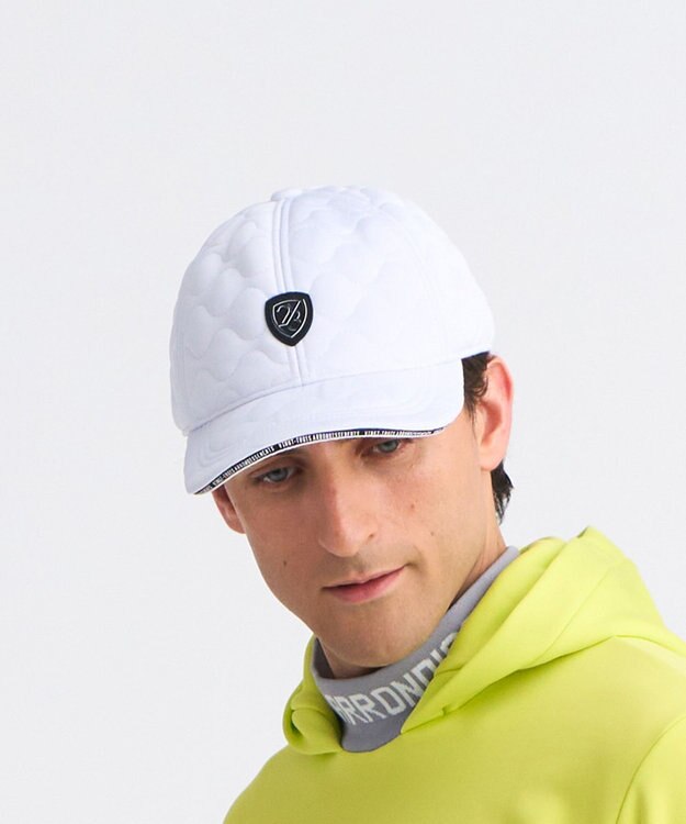 23区GOLF 【UNISEX】ウェーブキルトキャップ ホワイト系