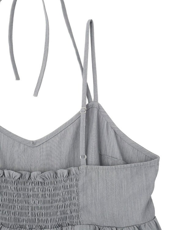 Green Parks ＳＥＴ２点キャミビスチェ＋ワイドパンツ Gray