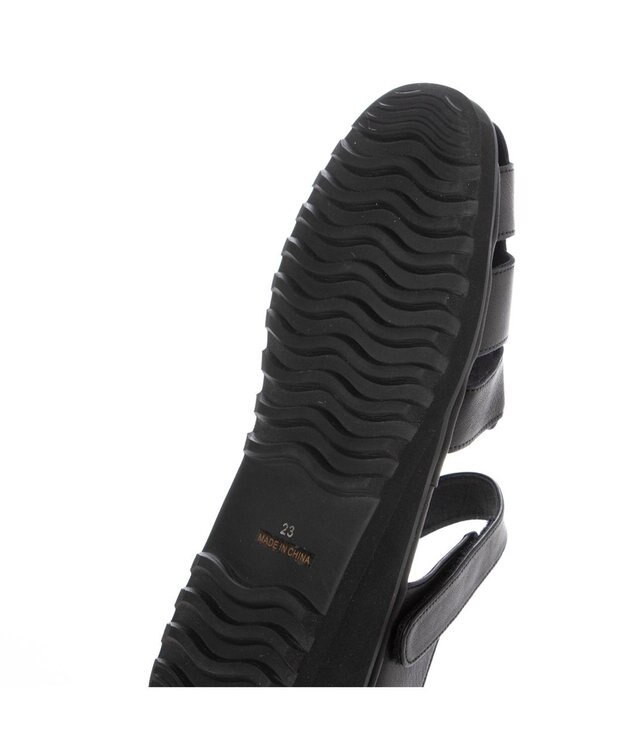 MODE ET JACOMO <D'ICI>ボリュームソールグルカサンダル ブラック