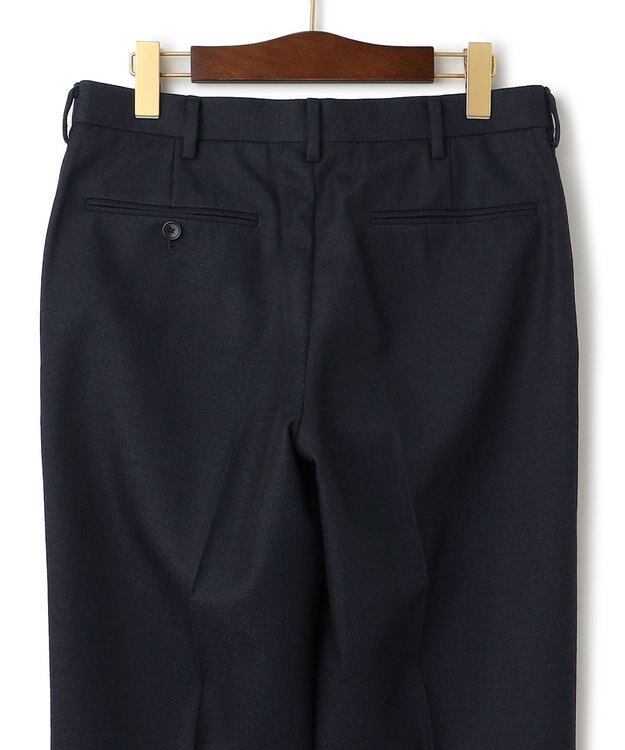 J.PRESS MEN トリートメントウール キャバルリーツイル スラックス ネイビー系