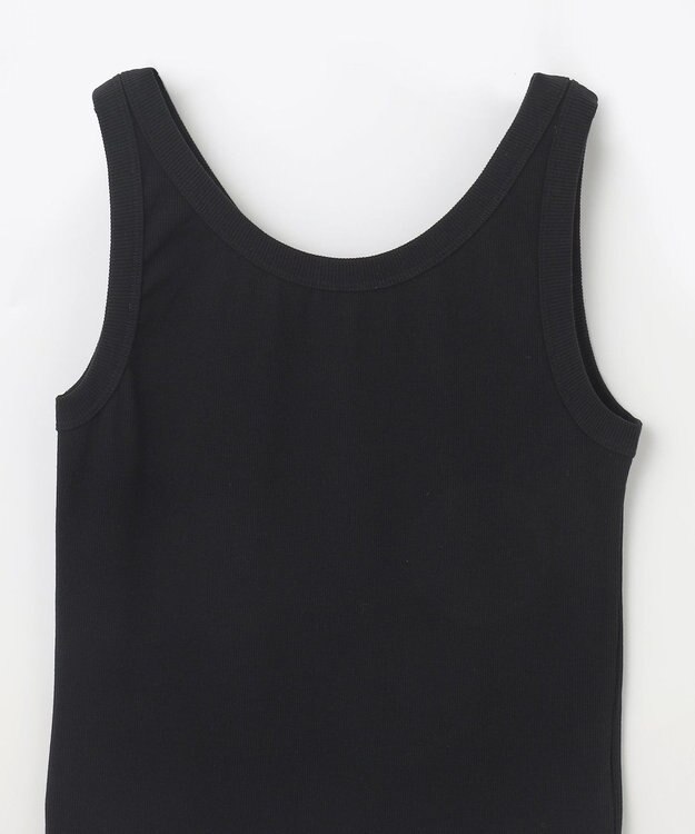 GRACE CONTINENTAL テレコノースリーブ ブラック