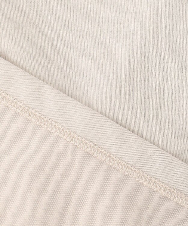 23区 L 【井波麻里衣さんコラボ】カリグラフィー 刺繍 Tシャツ フロスト×ブラック