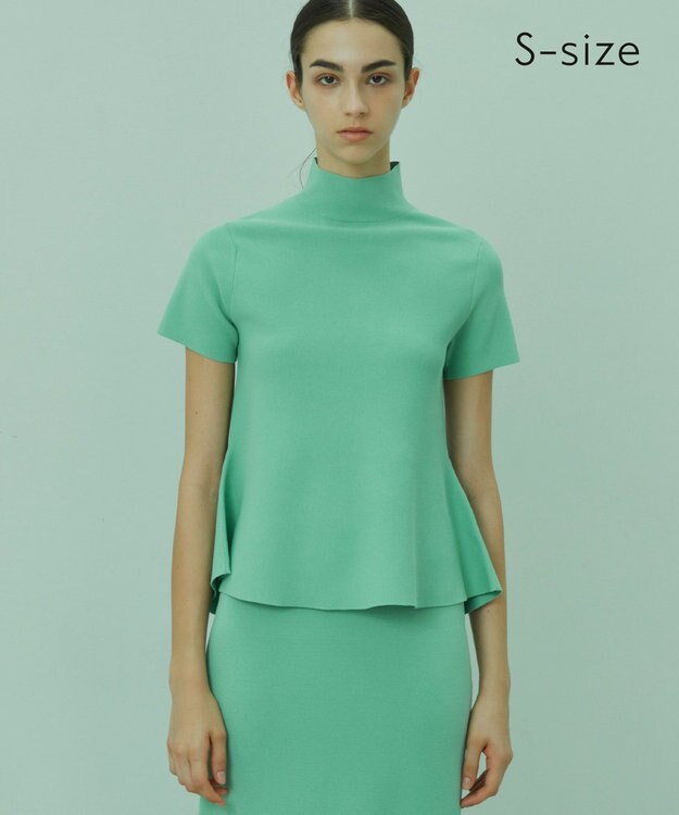 BEIGE， 【S-size】HOLLY / ペプラムニット Sage