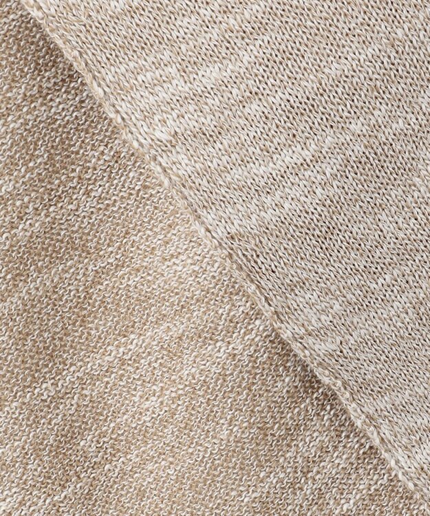 JOSEPH ABBOUD 【清涼感/軽い/洗える】 スラブギマニットジャケット ベージュ系