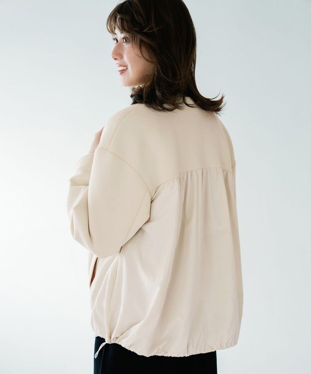 ANY SIS フォルミックコンビ アウター アイボリー