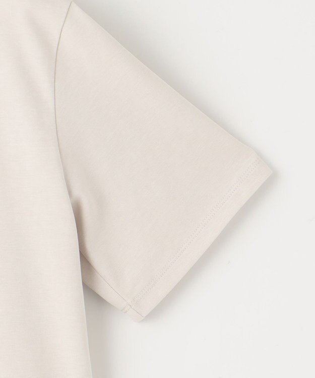 23区 【井波麻里衣さんコラボ】カリグラフィー 刺繍 Tシャツ フロスト×ブラック