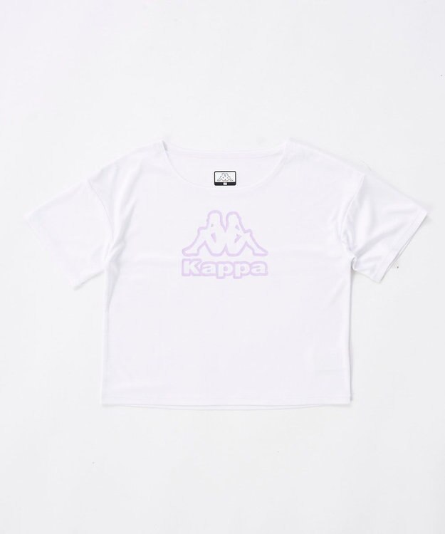 OP／FILA 【Kappa】スクール水着+Tシャツ付き　２点セット水着 パープル