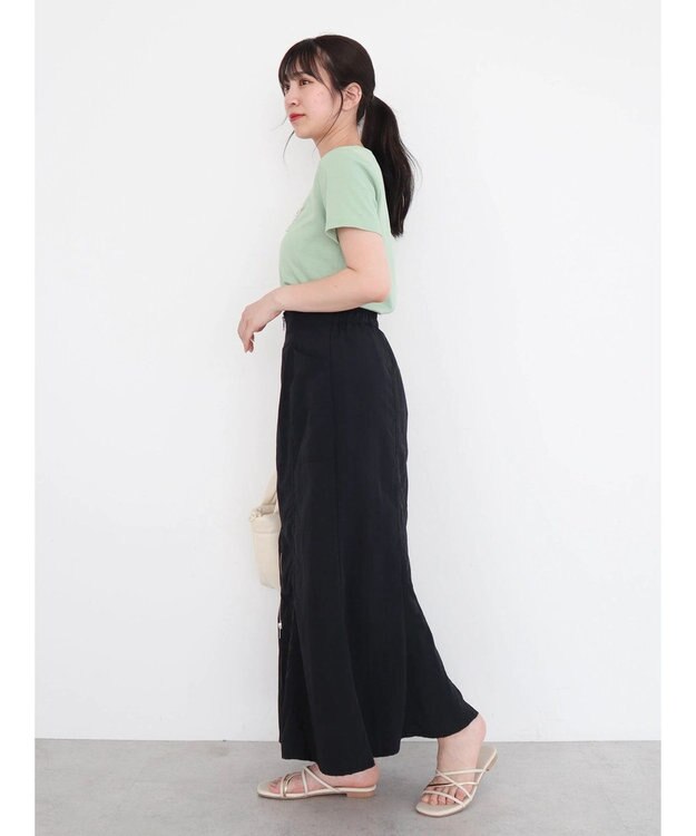 Green Parks ・ＥＬＥＮＣＡＲＥ　ＤＵＥ　Ｗ－ＺＩＰ　マーメイドスカート Black