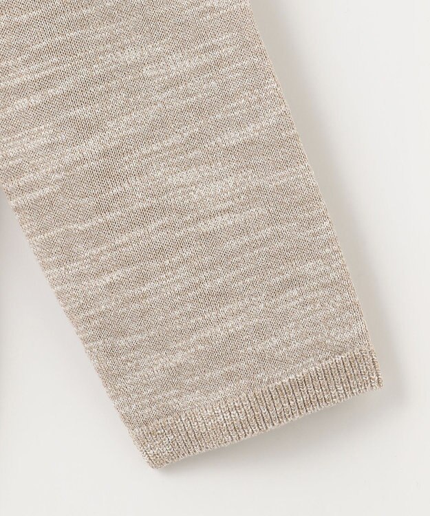 JOSEPH ABBOUD 【清涼感/軽い/洗える】 スラブギマニットジャケット ベージュ系