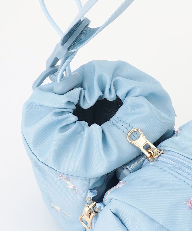 ANY KIDS 3WAY ボトルホルダー付き ショルダーバッグ サックスブルー×ユニコーン