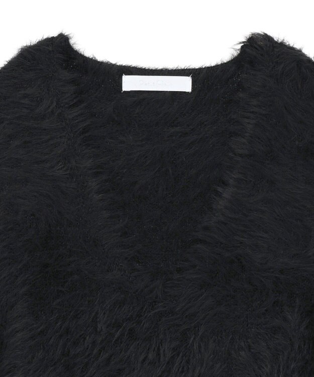 Green Parks ・Ｐｅｔｉｔ　Ｆｌｅｕｒ　シャギーニットベスト Black