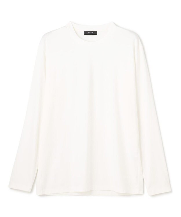 JOSEPH HOMME ハイゲージベアスムース　クルーネック長袖Ｔシャツ ホワイト系