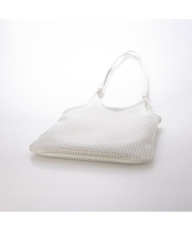 UNBILLION カカトゥ kakatoo / パンチングトートバッグ アイボリー