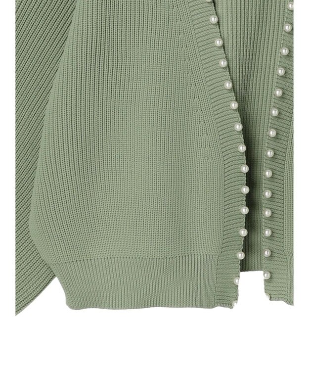 Green Parks ・ＥＬＥＮＣＡＲＥ　ＤＵＥ　パールツキトッパーカーデ Light Khaki