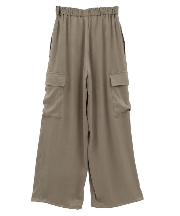 Green Parks サテンカーゴパンツ Mocha