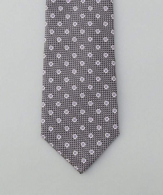 GOTAIRIKU GOTAIRIKU別注【日本製】シルク ネクタイ_小紋柄 グレー系8