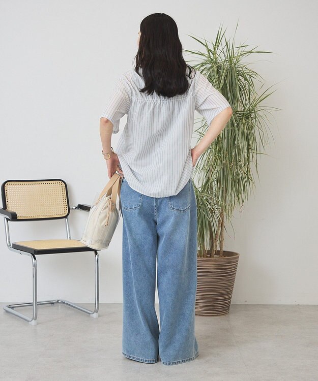 AMERICAN HOLIC シャーリング半袖シャツ Light Gray